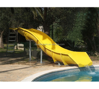 Accessoires de piscine les plus populaires Toboggan de piscine pour enfants et adultes Mini toboggan en fibre de verre pour enfants pour la maison