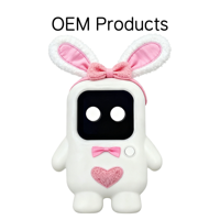 Robot intelligent WiFi Zibby, vente directe d'usine, jouets éducatifs pour enfants, commande vocale interactive, robot IA, écran LED, ABS