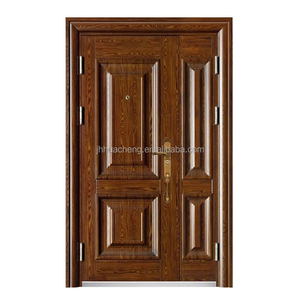Puerta de Seguridad de Acero para Entrada Principal de Casa, Diseño de Puerta Exterior de Acero + Puerta Antirrobo, Fabricante Chino - Product Image 5