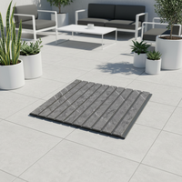 Panneau mural moderne en PVC WPC - Utilisation domestique, commerciale et de divertissement - Motif floral - Absorption acoustique - Étanche à l'humidité - Alternative au bois