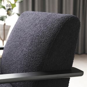 Moderne Petit Teddy Sherpa Boucle <span class=keywords><strong>Fauteuil</strong></span> Lounge Blanc Crème Gris Ivoire 1 Siège <span class=keywords><strong>Fauteuil</strong></span> Canapé Simple - Product Image 4