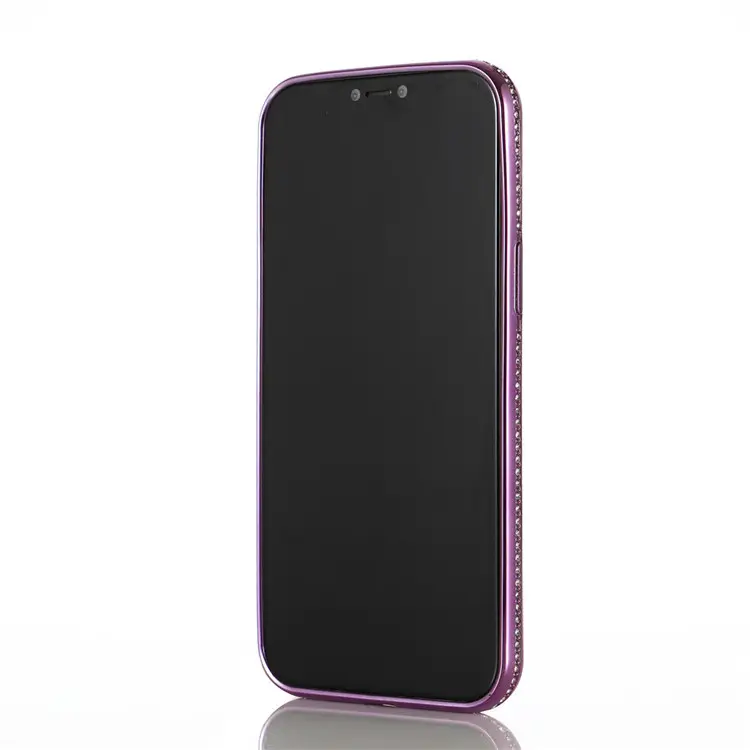 For IPhone 12 12 Mini 12 Pro Max Case Luxury Bling Diamond 3D Soft TPU Silicone Back Cover Stand Case