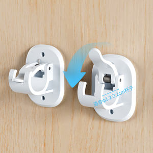 Support <span class=keywords><strong>de</strong></span> <span class=keywords><strong>Rideau</strong></span> Mural Multifonctionnel Auto-Adhésif Rétractable à Fixation <span class=keywords><strong>Sans</strong></span> Perçage pour Salon Cuisine <span class=keywords><strong>Salle</strong></span> <span class=keywords><strong>de</strong></span> <span class=keywords><strong>Bain</strong></span> - Product Image 2