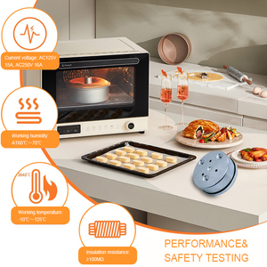 Minuterie de four mécanique ronde de 1 à 120 minutes pour cuisinière électrique et interrupteur à <span class=keywords><strong>micro</strong></span>-<span class=keywords><strong>ondes</strong></span>, accessoires pour hôtels et camping-cars. - Product Image 3