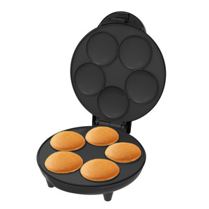 เตาไฟฟ้าแบบแผ่นร้อน 5 ช่อง พร้อมระบบทำความร้อนสองด้าน เคลือบสารกันติด PTFE สำหรับทำแพนเค้ก ไข่ พิซซ่า ใช้ในครัวเรือน - Product Image 4