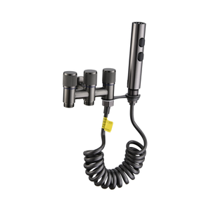 Ensemble de robinet de bidet à main en acier inoxydable moderne pour salle de bain WC buse de douche à pression pour le nettoyage des hôtels - Product Image 2