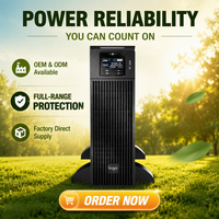 UPS de Doble Conversión en Línea 1KVA 10KVA 220V de Onda Sinusoidal Pura, Fuente de Alimentación Ininterrumpida para Servidor y Ordenador, CE OEM de Fábrica