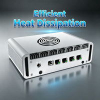 G31W R2314 Mikrotik Ubuntu Soft Router Embedded Linux Amd 4 Nic Ethernet Ports Lan Oem Firewall Mini PC Industriel avec Ventilateur