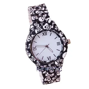 Best selling items fashion ceramics women skull watch