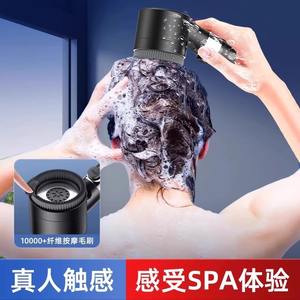 Pommeau de Douche Rond Haute Pression avec Fonction Jet Massant à Bulles et Pluie, Portable pour Salle de Bain - Product Image 4