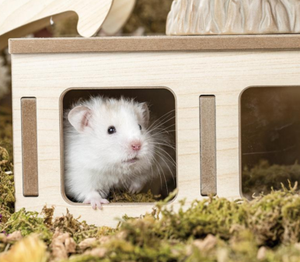 USMILEPET Meilleure Vente Maison de Hamster en Bois Château de Cochon d'Inde Cachette de Hamster pour Chinchilla Furets Hamster Hérisson Lapin - Product Image 3