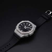 Nouvelle montre de luxe en moissanite, style hip-hop, octogonale, pour homme, streetwear, cadeau de fête, accessoire de mode personnalisé