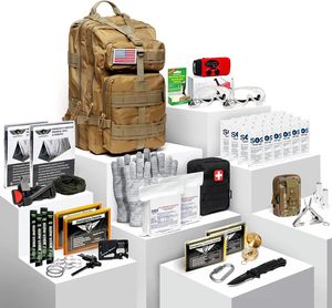 Kit de Supervivencia de Emergencia para Terremotos de 72 Horas para la Familia. Prepárate para Huracanes, Inundaciones y Tsunamis - Product Image 2