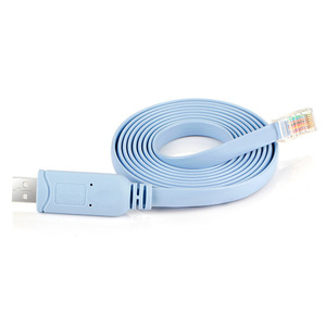 Cable de Consola Serial USB a RJ45 de 1.8m con Cubierta de PVC y Blindaje Trenzado para Router H3C Arba 9306, Cable de Consola de Carga Rápida 3A - Product Image 1