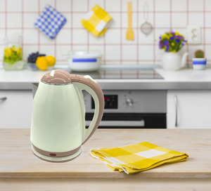 Hervidor de agua eléctrico escarlata de acero inoxidable 304, para sopa, leche, té, 2,0 litros, para electrodomésticos, hecho en China - Product Image 5