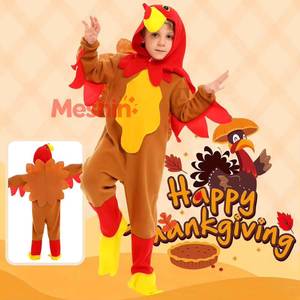 Disfraz de Pavo para Niños, Disfraz de Personaje de Animal para el Día de Acción de Gracias - Product Image 1