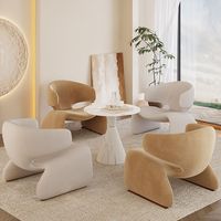 Canapé simple multifonctionnel en bois massif nordique avec revêtement en flanelle pour salon, hôtel, loisirs et réception des invités