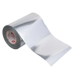 Manufacturer's direct supply adhesive material with coating 50# silver BOPP