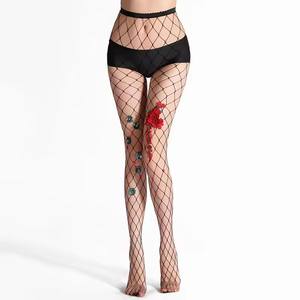 Re Mcgreen Star Lady Sexy scavato Ultra-sottile ricamato <span class=keywords><strong>collant</strong></span> a fiori trasparenti calze <span class=keywords><strong>collant</strong></span> - Product Image 1