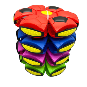Classic Sustainable Outdoor Dog Toy <b>Bounce</b> <b>Ball</b> with Decompression Magic Rubber and Plastic Squeaker Fun Squeaky Toy for Pets - Product Image 1