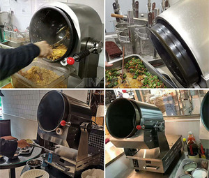 5kw Intelligent Électrique Sauté Machine Restaurant Riz Frit <span class=keywords><strong>Robot</strong></span> <span class=keywords><strong>Cuiseur</strong></span> Automatique Sauté Riz Cuisson Machine - Product Image 4