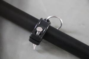 Pôle drapeau plume en aluminium résistant au vent lourd avec section en fibre de verre - Product Image 3