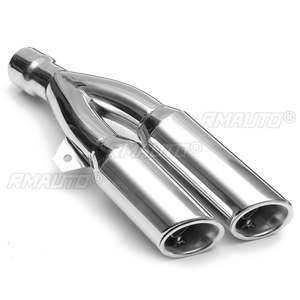 Tubo de Escape Universal para Motocicleta de 38-51 mm, Silenciador GP para Scooter, Tubo de Doble Punta para Honda, Kawasaki, Suzuki - Product Image 3