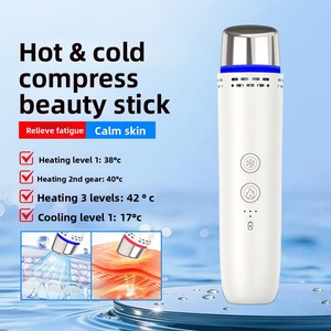 Appareil de beauté XBH pour la maison, masseur oculaire vibrant, baguette chauffante et rafraîchissante pour les yeux secs, pour réduire les poches et les cernes - Product Image 3