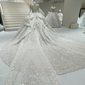 Vestidos <span class=keywords><strong>de</strong></span> Novia <span class=keywords><strong>de</strong></span> Lujo con Escote en V y Lazo <span class=keywords><strong>de</strong></span> Ilusión Elegante <span class=keywords><strong>de</strong></span> Fábrica, Jancember Gt004 - Product Image 6
