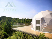 10m 15m 20m dôme tente restaurant maison préfabriquée glamping dôme géodésique domos geodesicos glamping de lujo