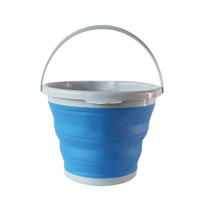 Seau à eau 10L facile à plier Seau de pêche avec poignée - Product Image 4