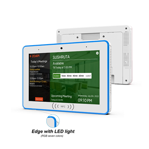 Tableta para Sala <span class=keywords><strong>de</strong></span> Reuniones <span class=keywords><strong>de</strong></span> 10 Pulgadas con Barra <span class=keywords><strong>de</strong></span> <span class=keywords><strong>Luz</strong></span> LED <span class=keywords><strong>de</strong></span> Cuatro Bordes, Tableta Android para Reserva <span class=keywords><strong>de</strong></span> Salas <span class=keywords><strong>de</strong></span> Conferencia - Product Image 2