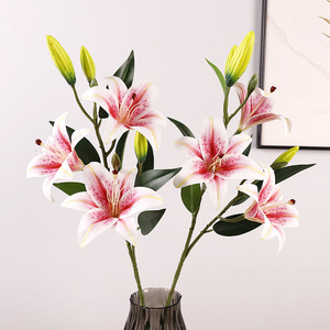 Décoration Florale Artificielle Réaliste Imprimée en 3D Faite à la Main, Imperméable, en <span class=keywords><strong>Tatex</strong></span>, pour la Maison et l'Hôtel, Arrangement Floral Fête des Mères - Product Image 1