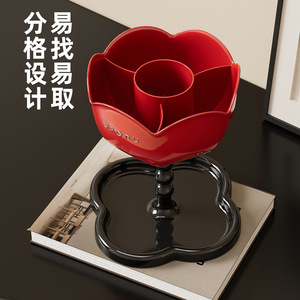 ที่เก็บกุญแจอูโฟรูรูปดอกไม้สีแดง แบบสองชั้น สำหรับทางเข้าห้องนั่งเล่นห้องนอน - Product Image 3