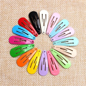 Manna 5cm coloridos lindos horquillas pasadores Clips para chico bebé Mini Metal Snap Clips para mujeres niñas - Product Image 4