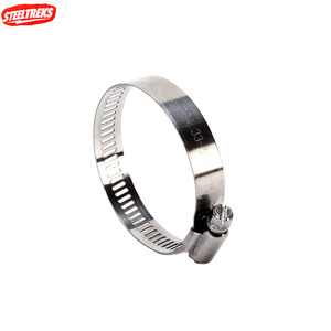 Abrazaderas de Sujeción de 4 Pulgadas, Abrazaderas de Tubería de Acero Inoxidable 304, Abrazadera de Conducto con Tornillo Sinfín Ajustable de 91-114 mm, Abrazadera de Manguera, Abrazadera de Línea de Combustible - Product Image 1