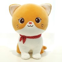 Bantal Boneka Kucing Kartun Kreatif Berkualitas Tinggi, Bantal Empuk, Mainan Plush, Hadiah Natal