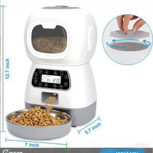 Comedero Automático Inteligente para Mascotas con WiFi, Programable, <span class=keywords><strong>de</strong></span> 3.5L, Control <span class=keywords><strong>de</strong></span> Porciones, Fácil <span class=keywords><strong>de</strong></span> Limpiar, <span class=keywords><strong>de</strong></span> Acero Inoxidable y Plástico, para Viajes y Dueños Ocupados - Product Image 6