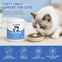 Produsen Suplemen Bubuk Taurin Kucing OEM ODM, L-Lysine, Probiotik, DHA untuk Mendukung Kesehatan Jantung, Penglihatan, dan Imunitas Usus