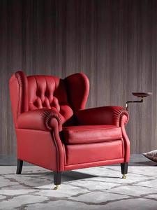 <span class=keywords><strong>Poltrona</strong></span> Wingback di lusso leggera sedia per il tempo libero classica americana del padrino 1919 sedia per sigari sedie per divani con fibbia a strappo - Product Image 4