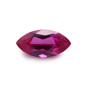Wuzhou JQ Gems buena calidad 3 # corindón 3*1,5-6*12mm forma de marquesa rubí cera de alta temperatura con incrustaciones para hacer joyas - Product Image 1