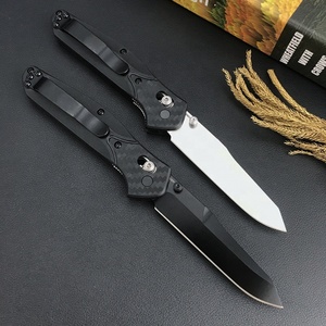BM940 Osborne กลางแจ้งเครื่องมือกู้ภัย D2เหล็กใบมีดกระเป๋ามีดไนล่อนแก้วมีดแคมป์พับได้ - Product Image 5