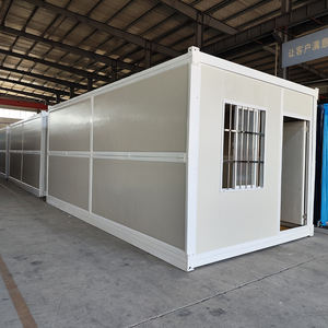 Fabricante 20ft Z Contenedor plegable Casa Contenedor de paquete plano de techo de acero de buena calidad Casa - Product Image 4