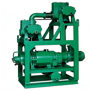 Sistema de Bomba de Vacío Seca de Tornillo Roots de Tres Etapas y Alto Vacío JZPLG300-22 para Destilación de Productos Químicos Finos y Procesos de Semiconductores - Product Image 1