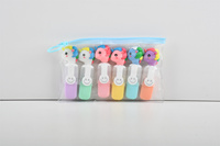 Cadeaux amusants fournitures scolaires étudiant pastel marqueur mignon licorne surligneur stylo ensemble