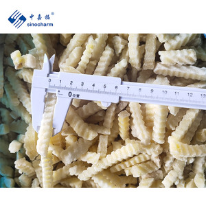 Sinocharm BRC-A prix d'usine sans OGM pommes de terre surgelées froissées bandes coupées 3/8 pouces pommes de terre Papas Fritas Congeladas pour la vente au détail - Product Image 2