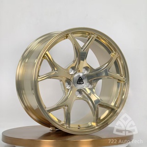 Cerchi Forgiati 722Auto da 20-22 Pollici, Monoblocco Multirazza 5x112 5x120 5x130 Spazzolati per <span class=keywords><strong>Porsche</strong></span> <span class=keywords><strong>Macan</strong></span> BMW X3 Mercedes GLC Coupé - Product Image 1