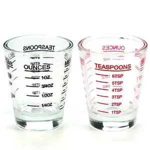 Bcnmviku Aanpassen 30Ml Shot Glas Meetglas Met Dikke Bodem Ronde Tuit Melk Pitcher Schaal Fabriek Directe Topverkoper