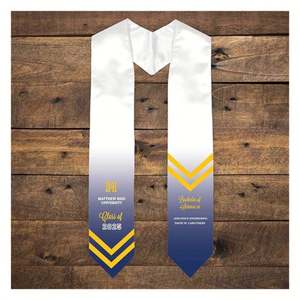 Étole <span class=keywords><strong>de</strong></span> remise <span class=keywords><strong>de</strong></span> diplôme personnalisée, choisissez la couleur <span class=keywords><strong>de</strong></span> votre école, promotion 2025, cadeau pour diplômé - Product Image 1