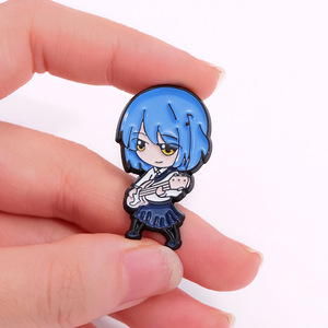 Broches en alliage de peinture cloisonnée 4 couleurs de haute qualité Anime <span class=keywords><strong>BOCCHI</strong></span> <span class=keywords><strong>THE</strong></span> <span class=keywords><strong>ROCK</strong></span> Gotoh Hitori - Product Image 2